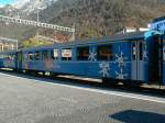 RhB,Arosa-Express Wagen 1.und 2.Kl am 1.11.00 in Chur/GR
