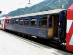 2012 - Historischer Speisewagen im Glacier-Express