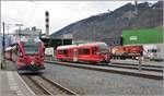 ABe 8/12 3514  und neuer Steuerwagen Ait57802 in Untervaz-Trimmis (15.03.2018)