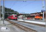 Be 4/4 515 Pendel nach Rhzns und Tm 120 in Reichenau-Tamins. (20.06.2007)