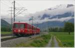 S1 1513 mit Steuerwagen 1713 bei Zizers auf dem Weg nach Chur.