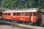 RhB - ABe 4/4 I 36 am 05.09.1996 in Poschiavo - Gleichstromtriebwagen Bernina - Baujahr 1909 - SIG/Al/SAAS - 450 KW - Gewicht 30,00t - 1./2.Klasse Sitzpltze 12/31 - LP 13,93m - zulssige