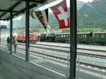 Bahnhofsfest in Chur,auch in Untervaz gab es ein kleines Fest.Auch diverse Oldtimer Postautos pendelten zwischen Chur   und Untervaz.24.05.08