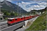 RE1745 mit Ge 4/4 II 631  Untervaz  nach Disentis in Reichenau-Tamins. (11.06.2019)