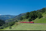 RhB Ge 4/4 II 624  Celerina/Schlarigna  ist am 12.07.2020 im Prättigau unterwegs