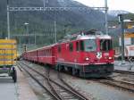 Ge 4/4 II 626  Malans  mit Regionalzug nach Scuol/Tarasp in Zernez.