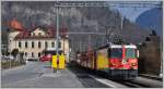 RE1248 mit Ge 4/4 II 622  Arosa  in Malans.