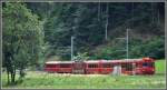 RE1032 mit Steuerwagen 1756 und Ge 4/4 III 642  Briel/Brigels  zwischen Kblis und Fideris.