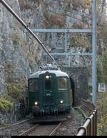 SBB Historic Erlebnisfahrt Route  Vue des Alpes  mit der Re 4/4 I 10001 am 28.