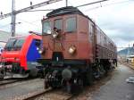 SBB - Fahrzeugausstellung bei der SBB vor dem Depot Biel/Bienne mit der Be 4/6 10976 anlsslich der 150 Jahre Feier des Jurabogens am 26.09.2010