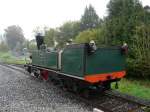 SBB Historic - Dampflok Ec 2/5  28 Genf an einem verregneten Sontag in Bren an der Aare am 16.10.2010