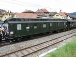 Post / SBB Historic -  Postawagen Z 50 85 69-00 961-8 mit Dampfextrazug in Tavannes am 08.09.2013