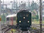 SBB Historic - Ae 3/5 10217 mit Extrazug bei der einfahrt im Bahnhof Biel am 01.06.2014