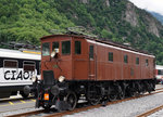 SBB:  GOTTARDO 2016 
Rund um das alte SBB Depot Erstfeld, das durch die Eröffnung des Gotthard Basistunnel leider seine grosse und langjährige Bedeutung verliert, wurde Rollmaterial aus verschiedensten Epochen ausgestellt so auch die Be 4/7 12504. Aufnahme vom 4. Juni 2016.
Foto: Walter Ruetsch
