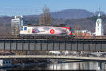 SBBC Re 420 251 / Gäubahnbrücke Olten, 10. März 2022<br>
Neue Werbelok zum Jubiläum 175 Jahre Schweizer Bahnen