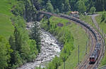 Freitag den 26.05.2023 um 13:24 Uhr zwischen dem Bahnhof Wassen und dem Bahnhof Gurtnellen beim Wattingerkertunnel (unteres Portal).