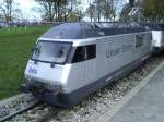 Model einer E- Lok Gurten ( bei Bern ) Schweiz   ist als Kinderzug in Betrieb 