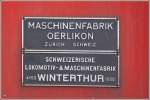 Das Geburtsjahr der Ee 3/3 war 1956 bei SLM Winterthur, einem Namen der so manche Dampfenthusiastenherzen hher schlagen lsst. (04.07.2007)