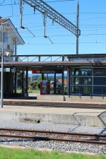 Hier ein Blick auf das umfangreiche Angebot am Bahnhof Hindelbank. Aufgenommen am 28.8.