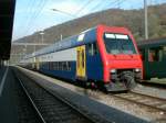 SBB,Zrcher S-Bahn mit Steuerwagen Bt5085 am 21.10.00 in Ziegelbrcke