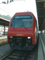 SBB  S-Bahn Zrich (Linie 2) am 21.10.00 in Ziegelbrcke