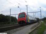 Eine S3 aus Wetzikon erreichte am 13.8.05 ihren Zielbahnhof Dietikon.