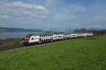 RABe 514 012-4 verlsst am 04.06.2013 Horgen Oberdorf auf dem Weg nach Zrich HB.