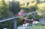 Standseilbahn auf den Harder-Kulm(1322 m..M.)in Interlaken am 02.10.12