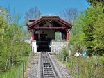 Bergstation der Standseilbahn Kriens-Sonnenberg (KSB) - 23.04.2015