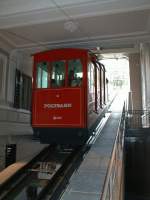 Zrcher Verkehrsverbund (ZVV)Standseilbahn zum Polytechnikum (Polybahn)1888,im Dezember 2001,Wagen No.2 in der Talstation