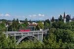 Bernmobil historique Be 8/8 719 / Bern Kirchenfeldbrücke, 30. Juni 2023<br>
50 Jahre Saali-Tram, Wittigkofen und Be 8/8