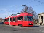 Der Bernmobil-Be 4/8 731 am 17. November 2007 auf der Linie 5 Richtung Ostring beim Helvetiaplatz.