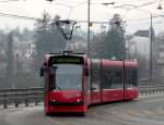 Bern Mobil - Combino Tram 761 eingeteilt auf der Linie 3 Weissenbhl am 03.01.2008