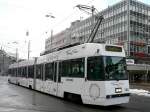 Bern mobil - Tram Be 4/8  738 unterwegs auf der Linie 5 in Bern am 12.12.2008