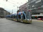Bern mobil - Tram Be 6/8 652 unterwegs auf der Linie 8 in Bern am 01.03.2014