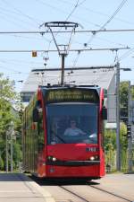 BERNMOBIL Combino VL 760 bei der Haltestelle Holenacker. 21.06.2014