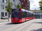 Bern mobil - Tram Be 6/8 656 unterwegs auf der Linie 8 in Bern Brünnen am 21.08.2014