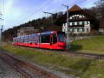 Bern Mobil - Tram Be 6/8  765 unterwegs bei Gümligen am 22.11.2014