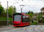 Bern Mobil - Tram Be 4/6 754 unterwegs auf der Linie 7 in Bümpliz am 04.05.2015
