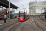 Bern BernMobil Tram 9 (Siemens-Combino Be 4/8 669) Wankdorf Bahnhof am 7.