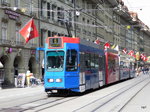 RBS / Bern Mobil - Be 4/10 84 unterwegs auf der Linie 6 in der Stadt Bern am 24.05.2016