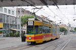 Be 4/8 248 ist mit der Fahrschule am Messeplatz. Die Aufnahme stammt vom 01.06.2017.