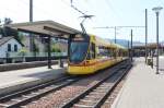 Basel BLT Tram 10 (Stadler Be 6/10) Dornach Bahnhof am 3.