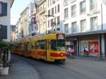 Basel BLT Tram 11 (SWP Be 4/8 210) Falknerstrasse am 4.