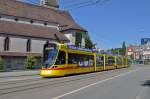 Be 6/10 Tango 157, auf der umgeleiteten Linie 11, fährt vom Wettsteinplatz zur Haltestelle Kunstmuseum.