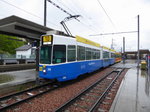 BLT - Triebwagen Be 4/8 259 und Be 4/6 in Dornach am 23.04.2016