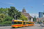 Wegen einer Baustellen bedingten Innerstadt Sperrung wird die Linie 11 über die Wettsteinbrücke umgeleitet.