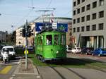 BVB Ce 2/2 126 von 1908 am 23.03.17 in Basel auf Erkundungsfahrt 