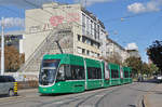 Be 6/8 Flexity 5007, auf der Linie 6, fährt zur Haltestelle Morgartenring. Die Aufnahme stammt vom 15.09.2017.