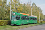 Be 4/4 479 zusammen mit dem B4S 1489, auf der Linie 15 fährt Richtung Haltestelle Airolostrasse. Wegen der Baustelle am Steinenberg, fährt die Linie 15 in dieser Zeit nur bis zum Aeschenplatz. Die Aufnahme stammt vom 29.09.2017.